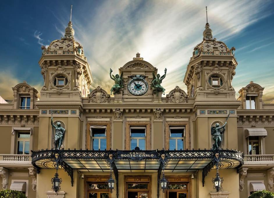 Апартаменты Les Jardins De Monaco Vue Mer Et Piscine Saint-Antoine  Экстерьер фото
